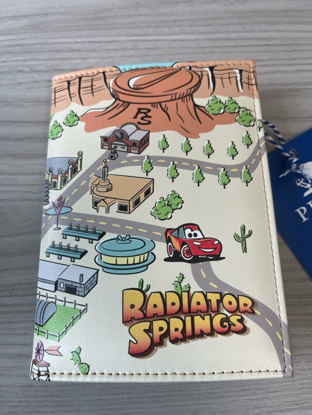 Disney Pixar Cars Radiator Springs Passport Holder Wallet - Picture 2 of 5